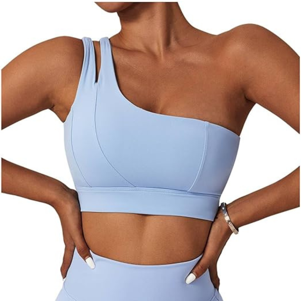 Women's Sexy One Shoulder Sports Bra