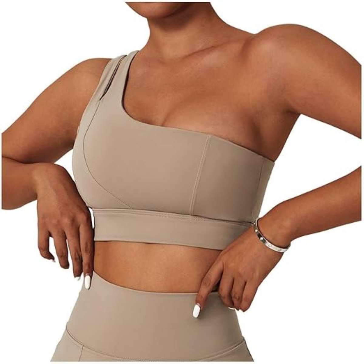 Women's Sexy One Shoulder Sports Bra