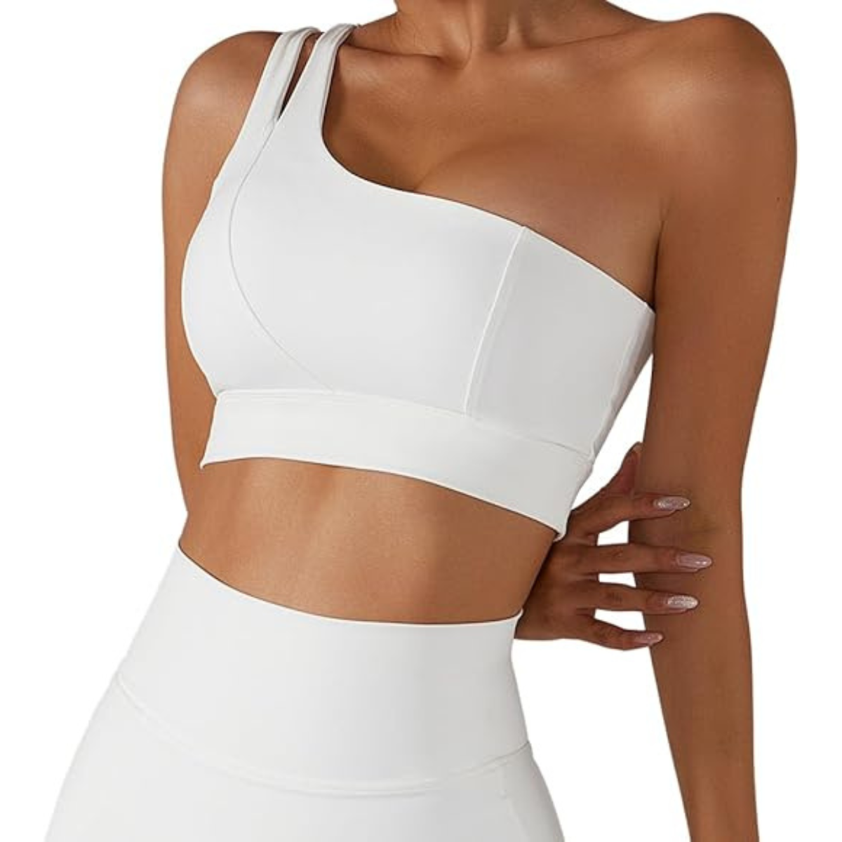 Women's Sexy One Shoulder Sports Bra