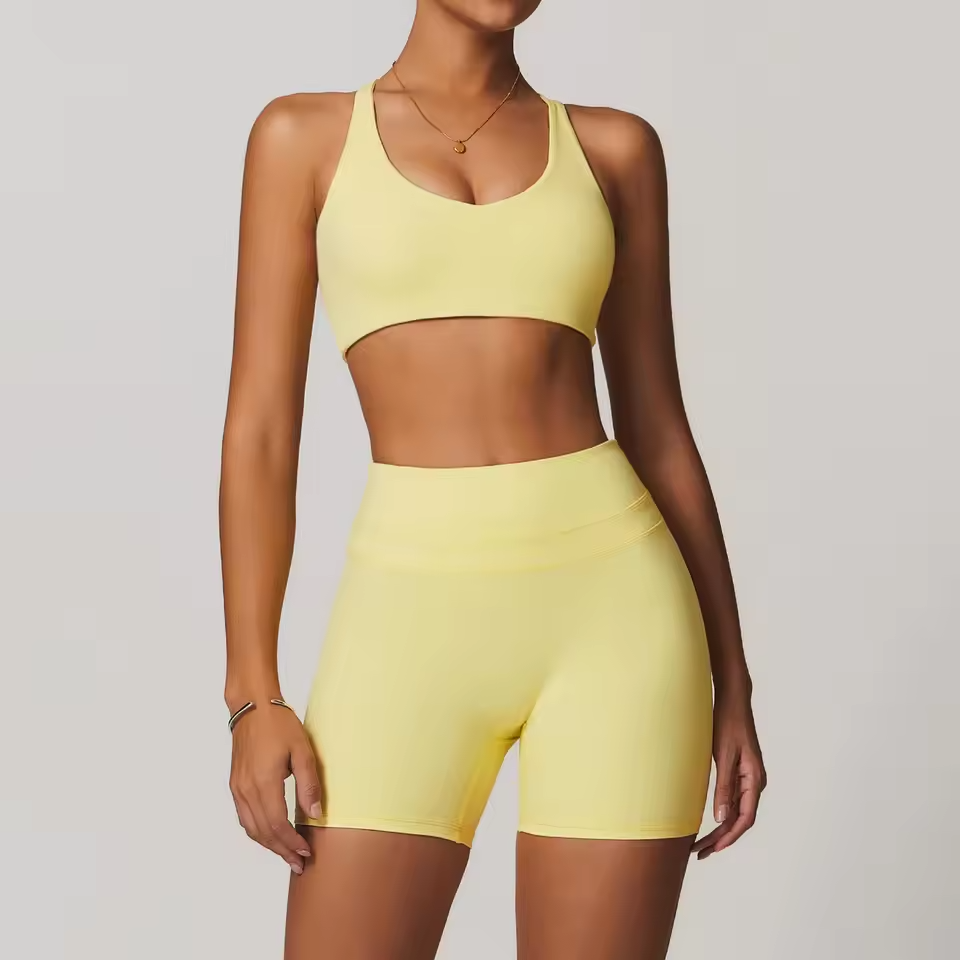 Women's Sports Vest + Shorts 2PCS Set