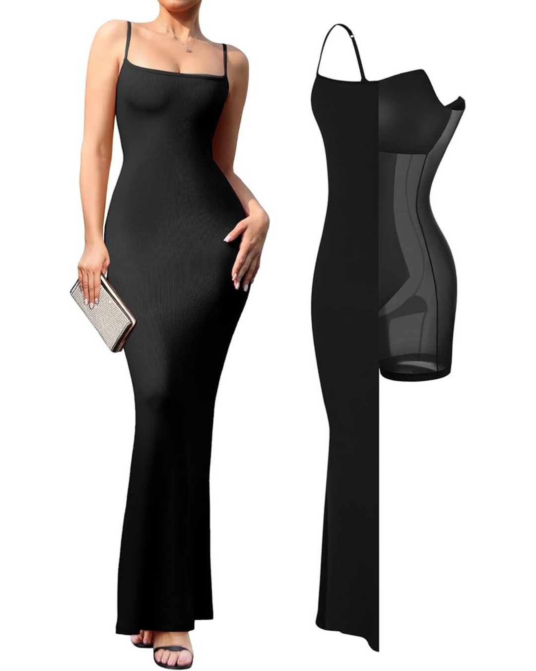 Shapewear Sculpting Maxi Dress