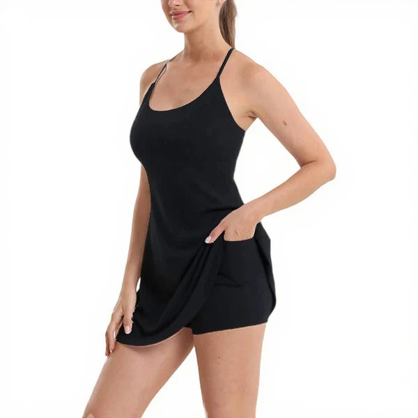 Super Soft Backless Active Dress