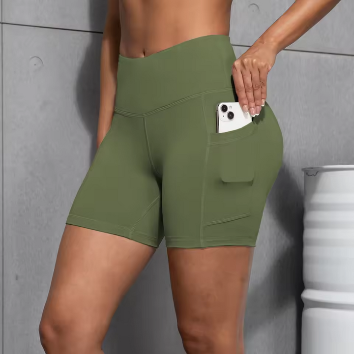 Women's Sports Shorts with Pocket