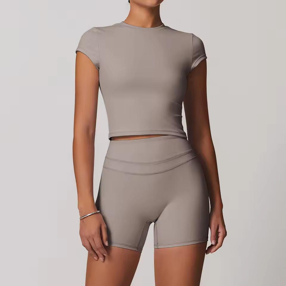 Women's Sports Vest + Shorts 2PCS Set