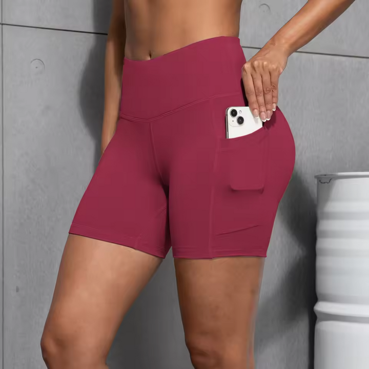 Women's Sports Shorts with Pocket