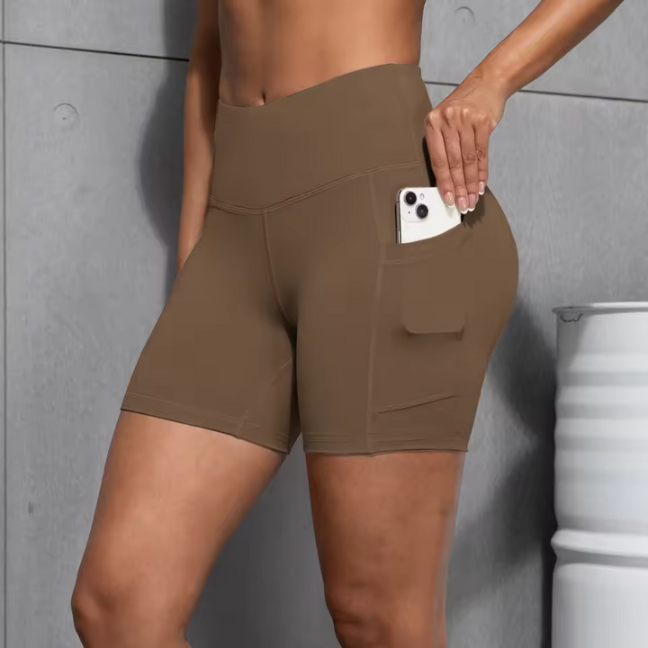 Women's Sports Shorts with Pocket