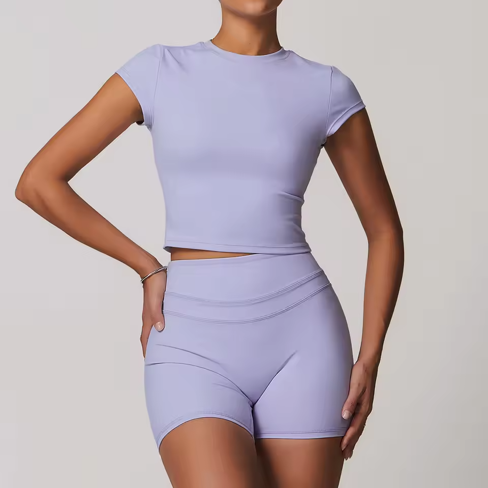 Women's Sports Vest + Shorts 2PCS Set