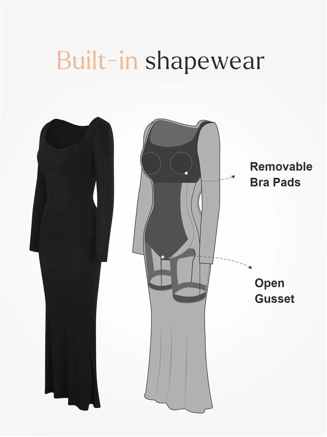 Shapewear Sculpting Dresses